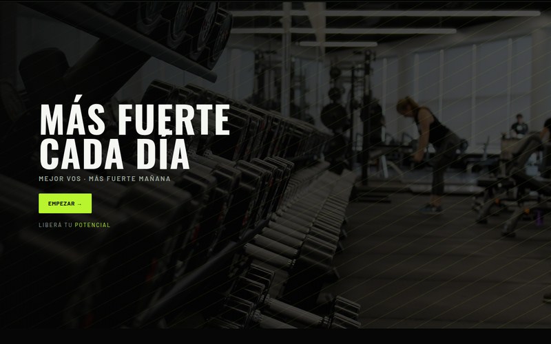 Fitness — Volt gym (imagen demo)